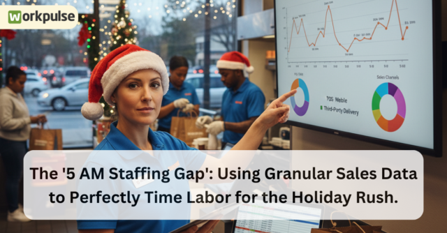 The ‘5 AM Staffing Gap’: Using Granular Sales Data to Perfectly Time Labor for the Holiday Rush.